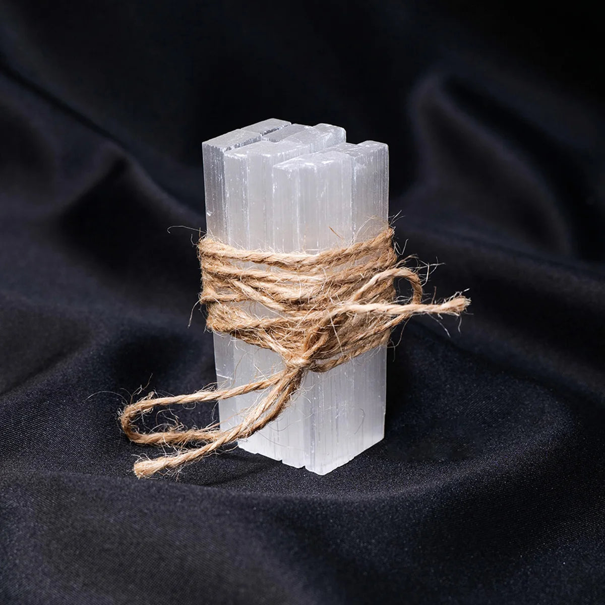 10pc Natural Moroccan Selenite Bar Set – Crystal Plate & White Quartz Healing Mineral for Energy Cleansing & Meditation