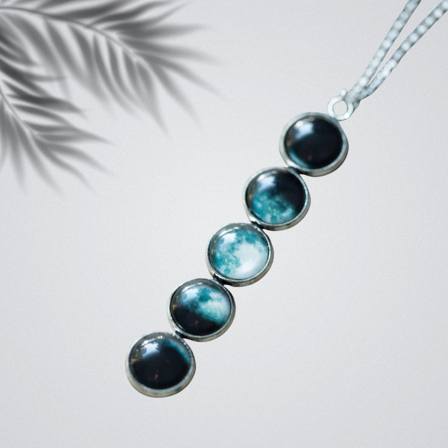 Moon Phase Pendant Necklace | Lunar Cycle Jewelry for Moon Lovers, Bridesmaid Gift, Mother’s Day Present, Astrology & Celestial Fashion