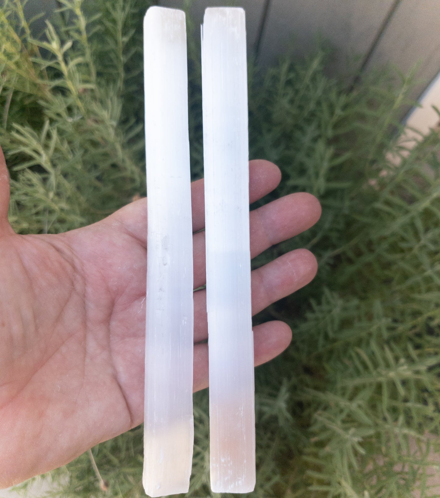 Selenite Stick 8" | Crystal Charging & Cleansing Wand for Energy Clearing, Meditation, Reiki & Spiritual Healing