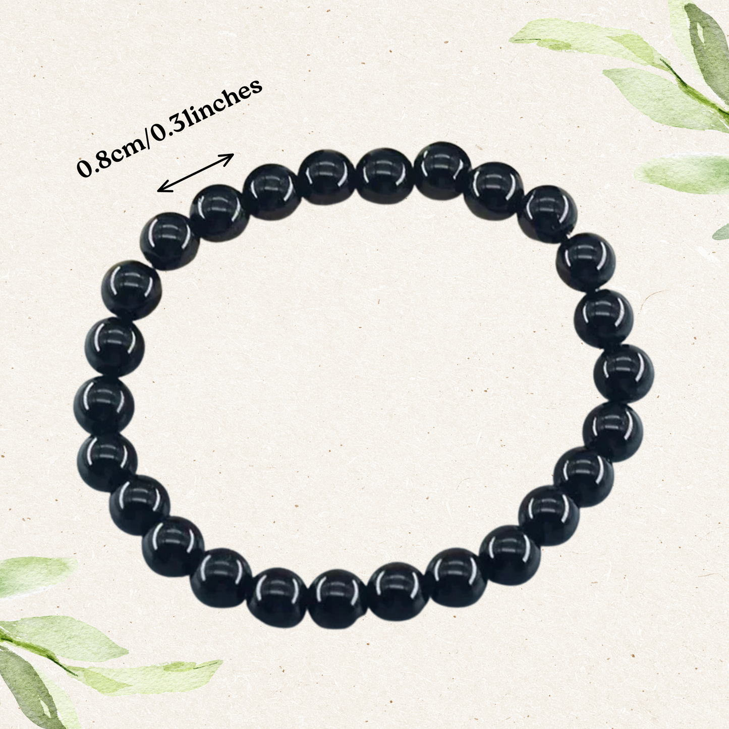 Black Obsidian Bracelet – Strength & Protection