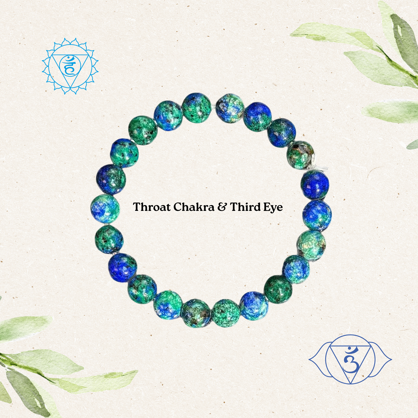 Lapis Lazuli Bracelet – Wisdom, Spiritual Enlightenment, Courage, Emotional Healing | Healing Crystal Bracelet | Meditation Stone