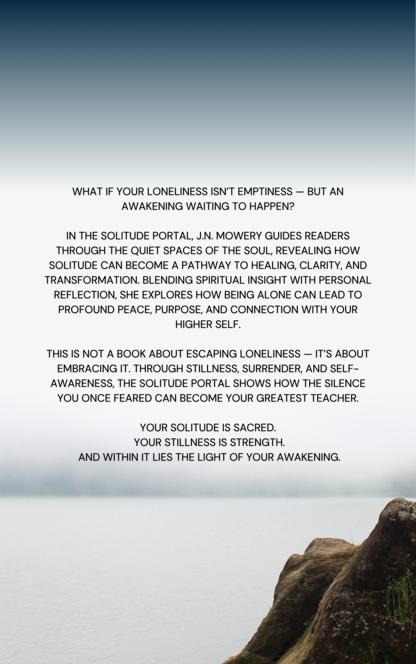 The Solitude Portal: Spiritual Awakening Through Aloneness (EBOOK)