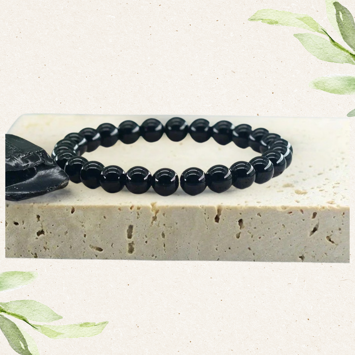 Black Obsidian Bracelet – Strength & Protection
