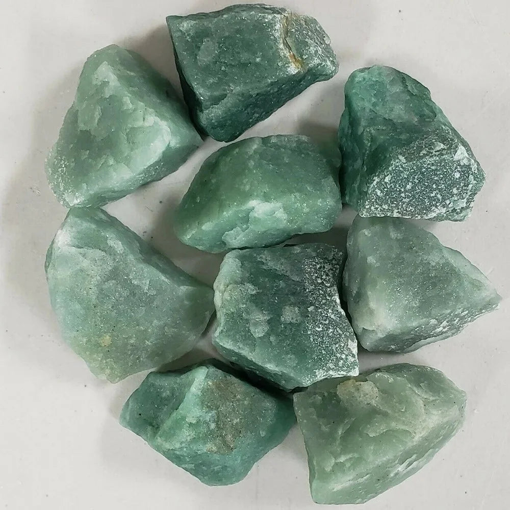 Natural Green Aventurine Crystal Quartz Raw Rough Tangling Jade Mineral Healing Crystals Reiki Specimens Collectible Home Decor