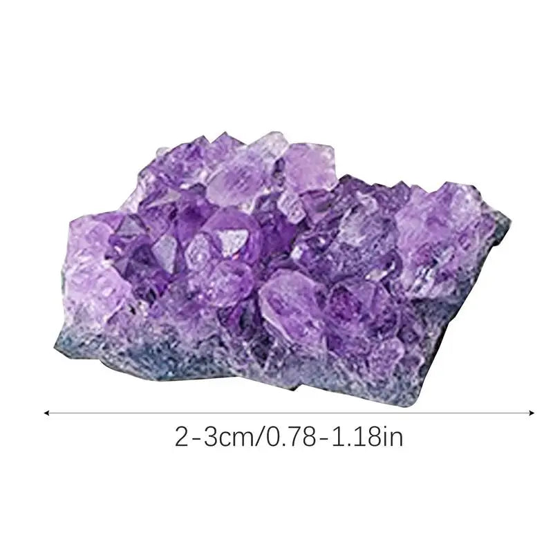 Natural Amethyst Crystal Cluster – Raw Quartz Geode Mineral from Uruguay – Healing Stone for Meditation, Reiki, Chakra Balancing & Home Décor