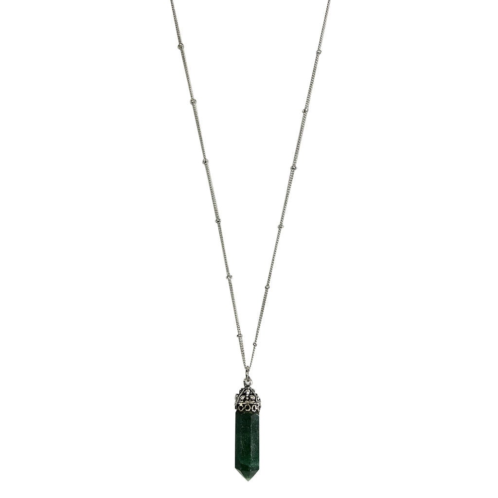 Aventurine Crystal Necklace – Stone of Prosperity & Creativity