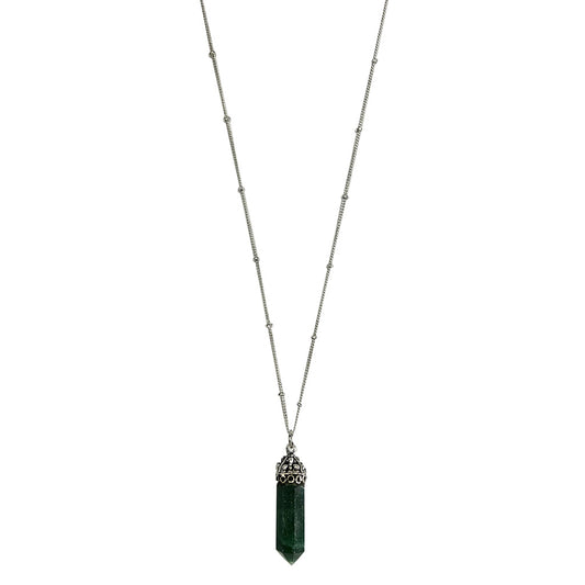 Aventurine Crystal Necklace – Stone of Prosperity & Creativity